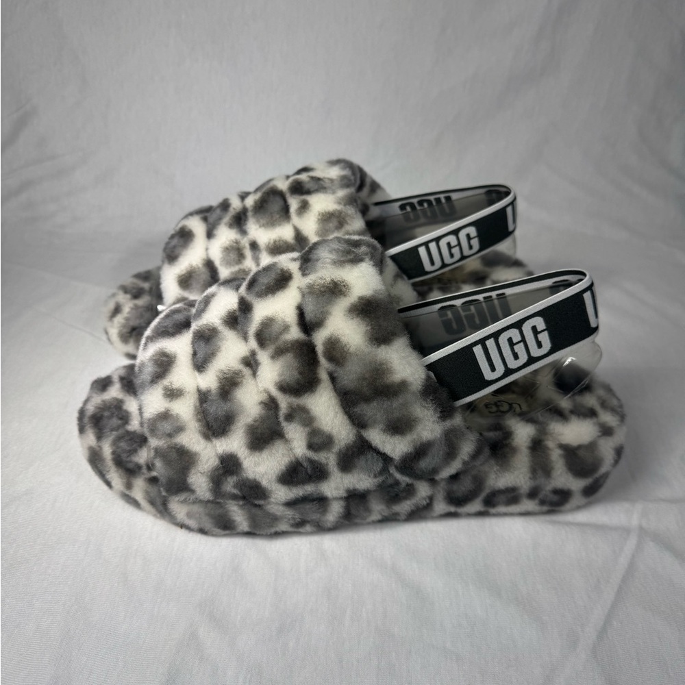 UGG - Women’s Fluff Yeah Slide - Snow Leopard